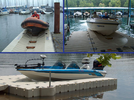 Drive-on EZ Boat Ports Lifts for Pontoon, Watercrafts ...